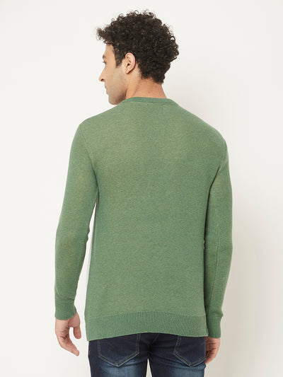 Multi Colour Sweater with Colour-Block Front-Men Sweaters-Crimsoune Club