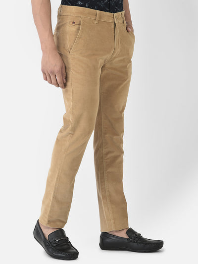  Khaki Trousers in Corduroy 