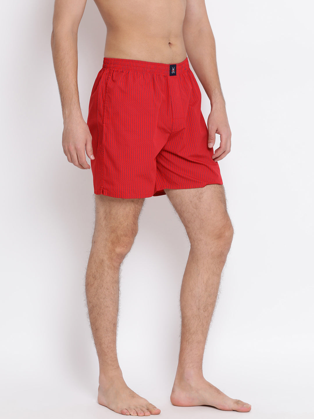 Red Printed Boxer - Men Boxers