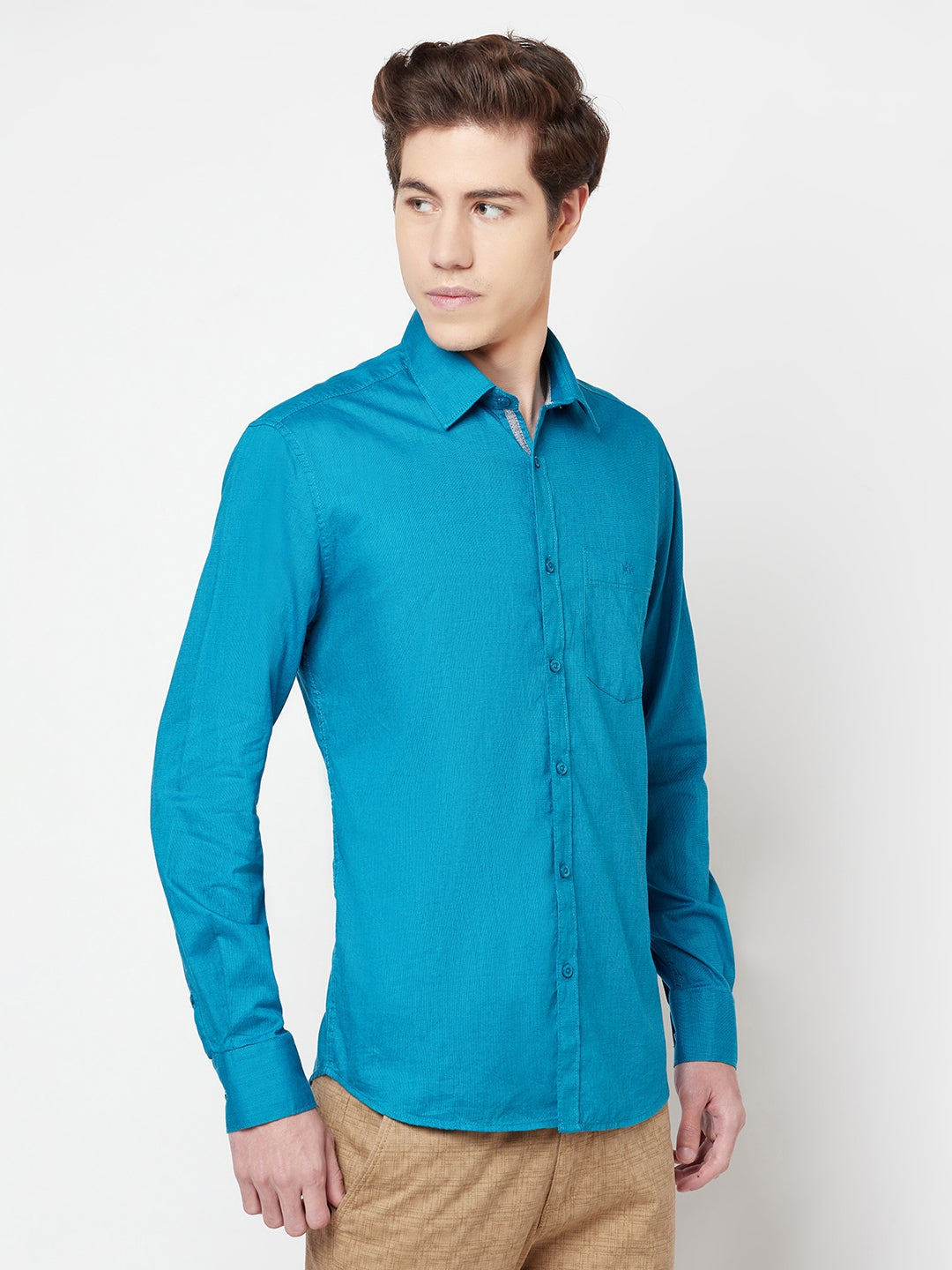 Blue Casual Shirt - Men Shirts