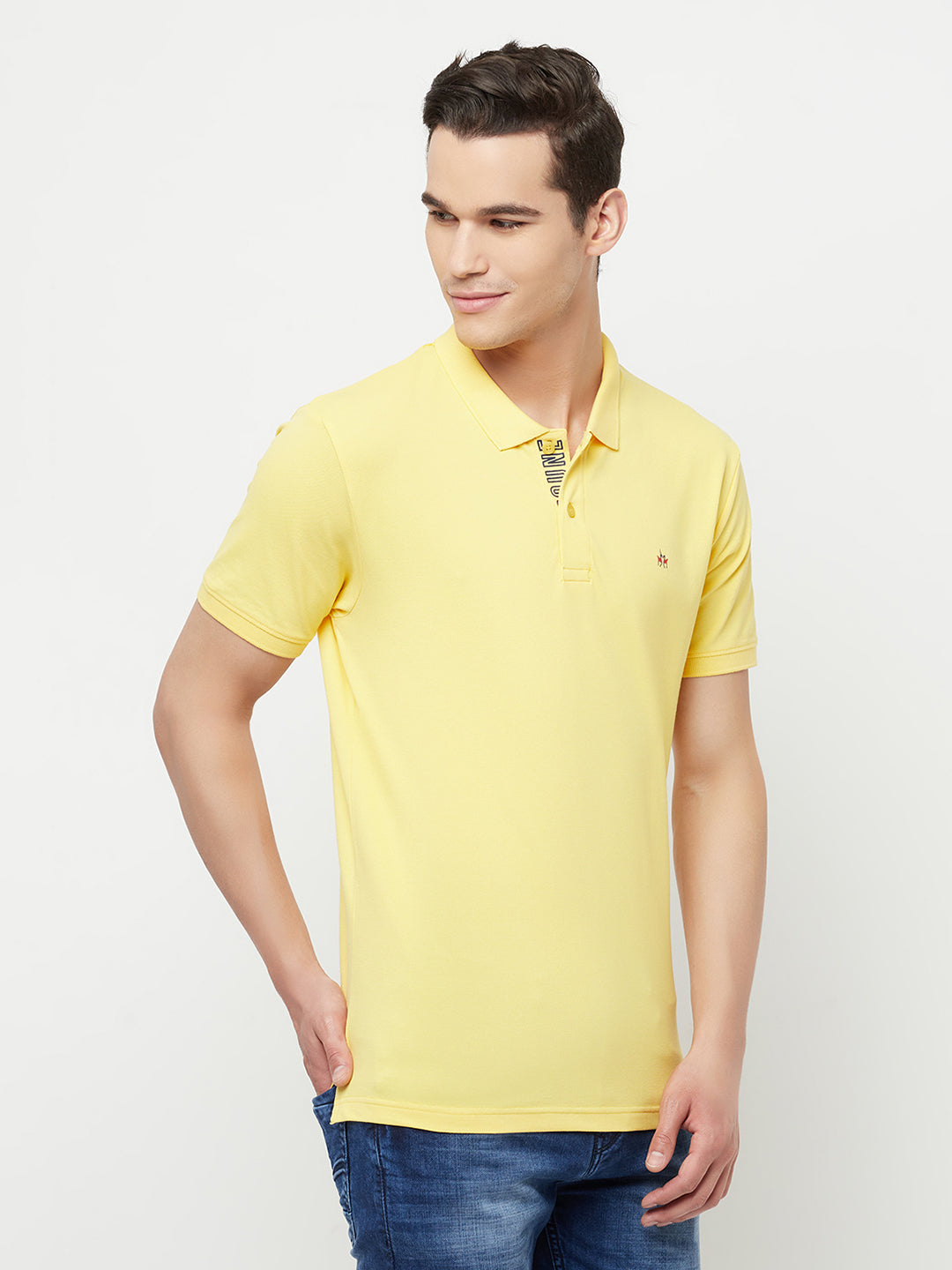 Yellow Polo T-Shirt - Men T-Shirts