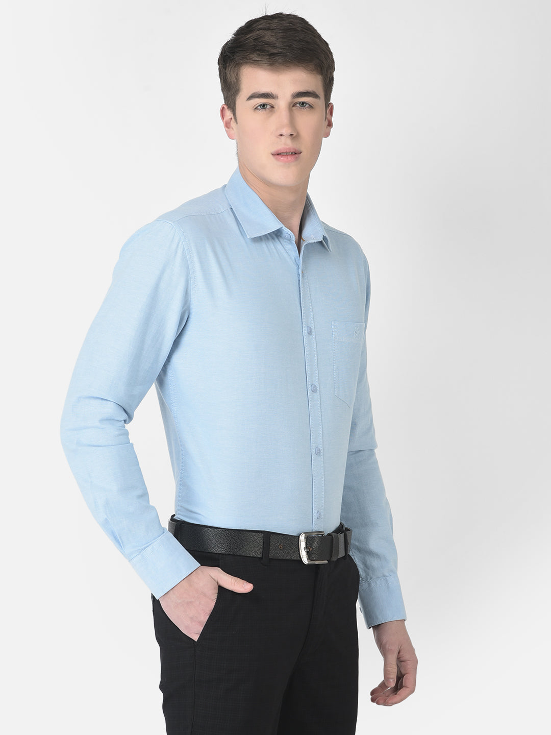  Sky Blue Formal Shirt 