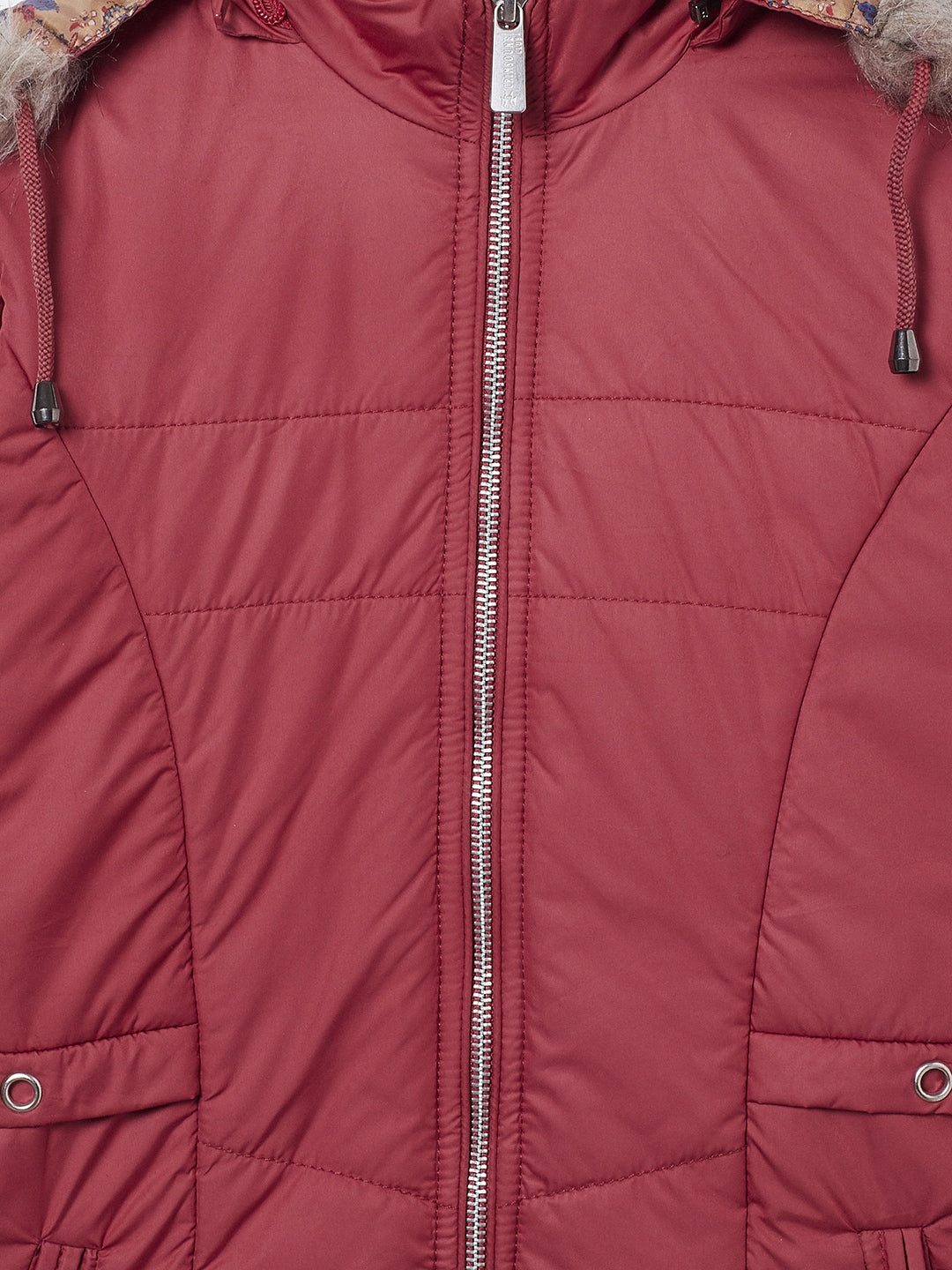 Pink Detachable Hood Jacket - Girls Jackets