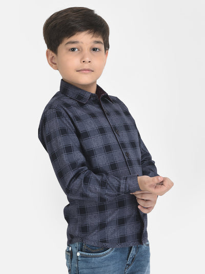 Reversible Shirt in Two Prints 