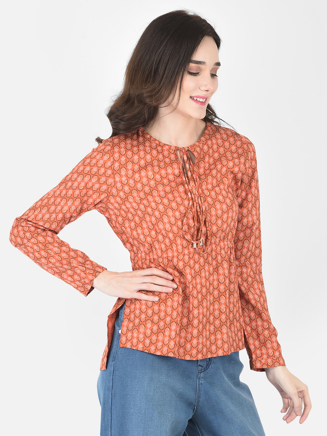Orange Empire Top - Women Tops