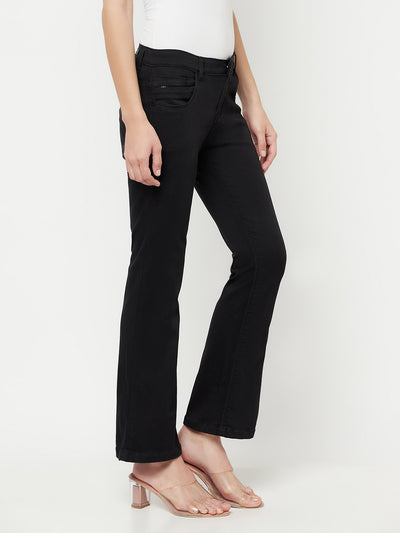 Black Bootcut Jeans - Women Jeans