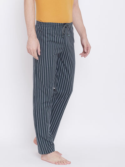 Striped Straight Lounge Pants - Men Lounge Pants