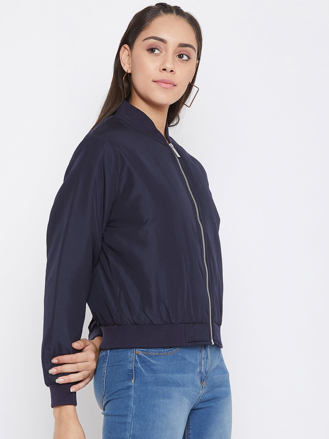 Full Sleeves Slim Fit Jacket - Women Jackets