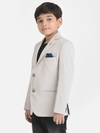 Grey Blazer with 3 Pocket Styling