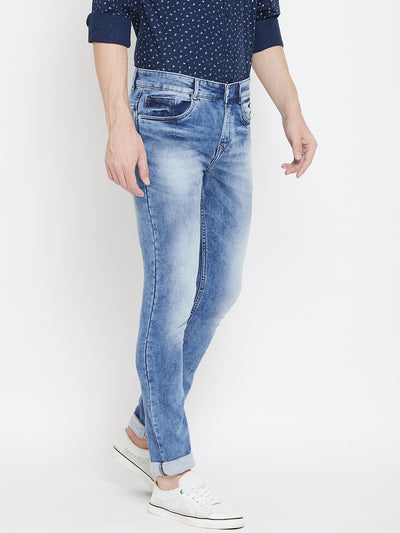 Blue Slim Fit Jeans - Men Jeans