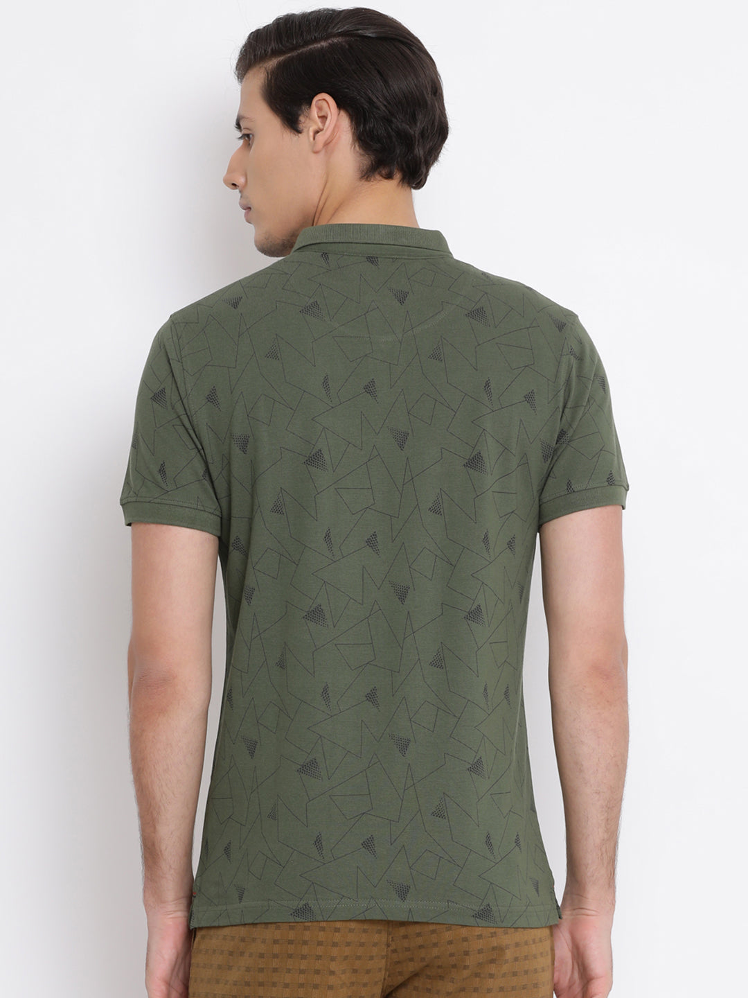 Green Printed T-shirt - Men T-Shirts