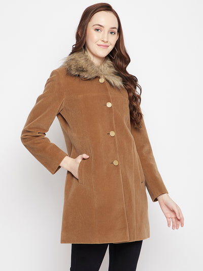 Brown Longline Blazer - Women Blazer