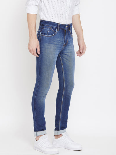 Blue Slim Fit Jeans - Men Jeans