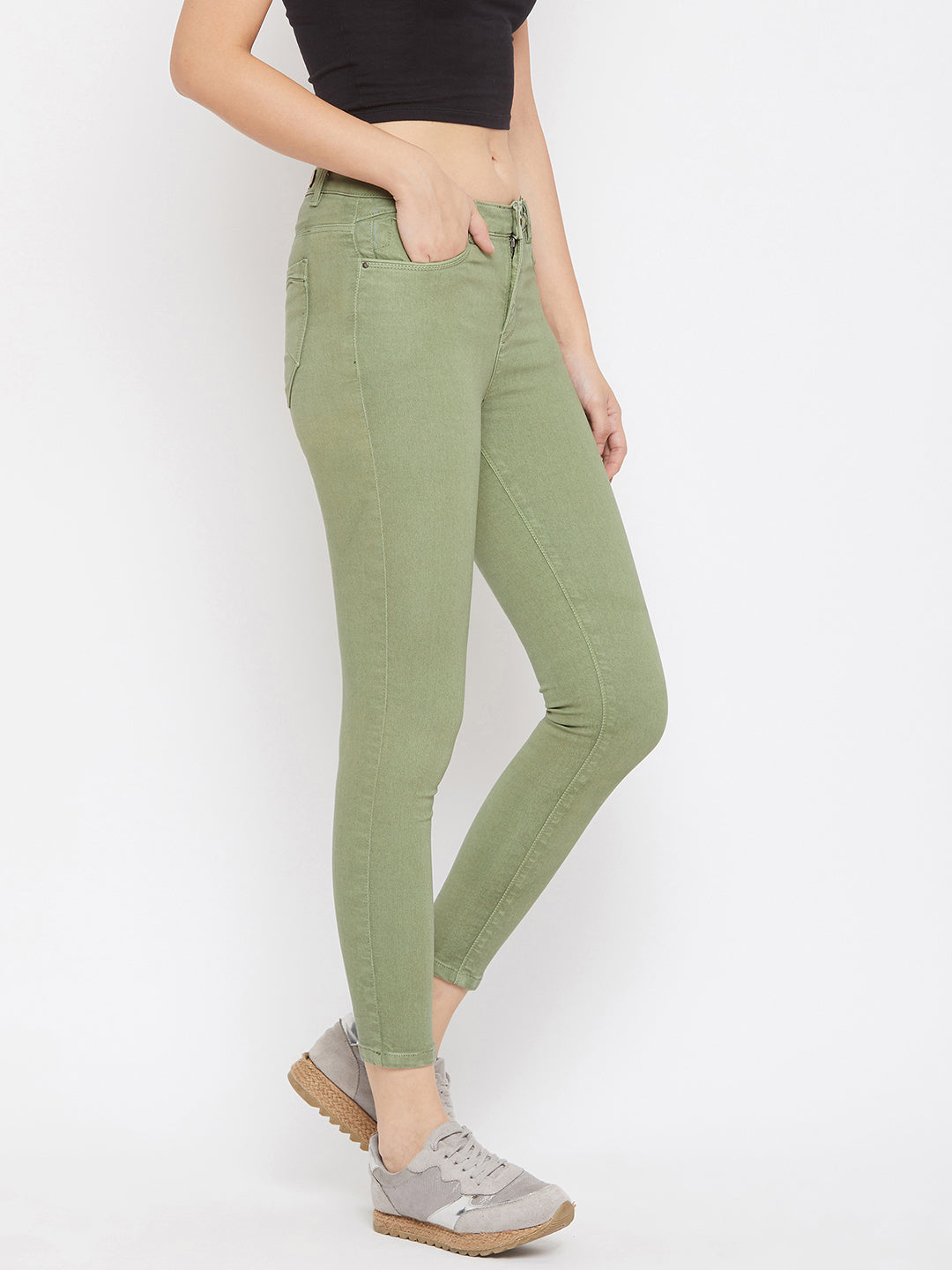 Olive Denim Superskinny - Women Jeans