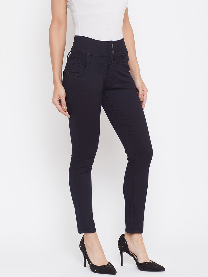 Denim Triple Button - Women Jeans
