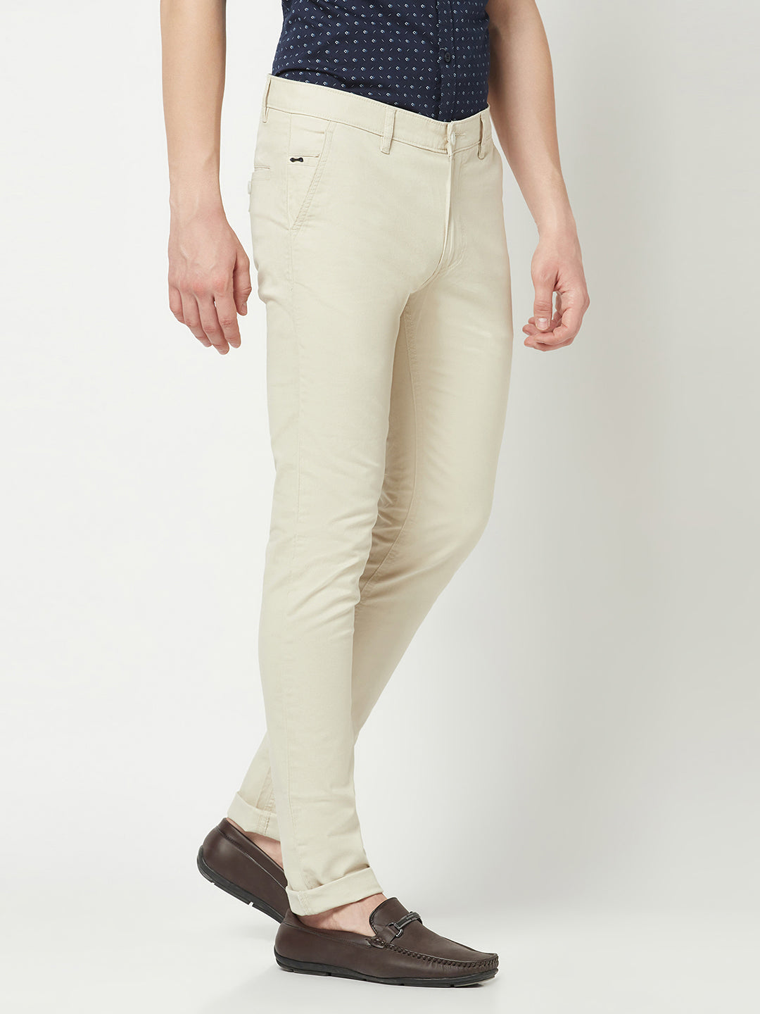  Cream Business Trousers