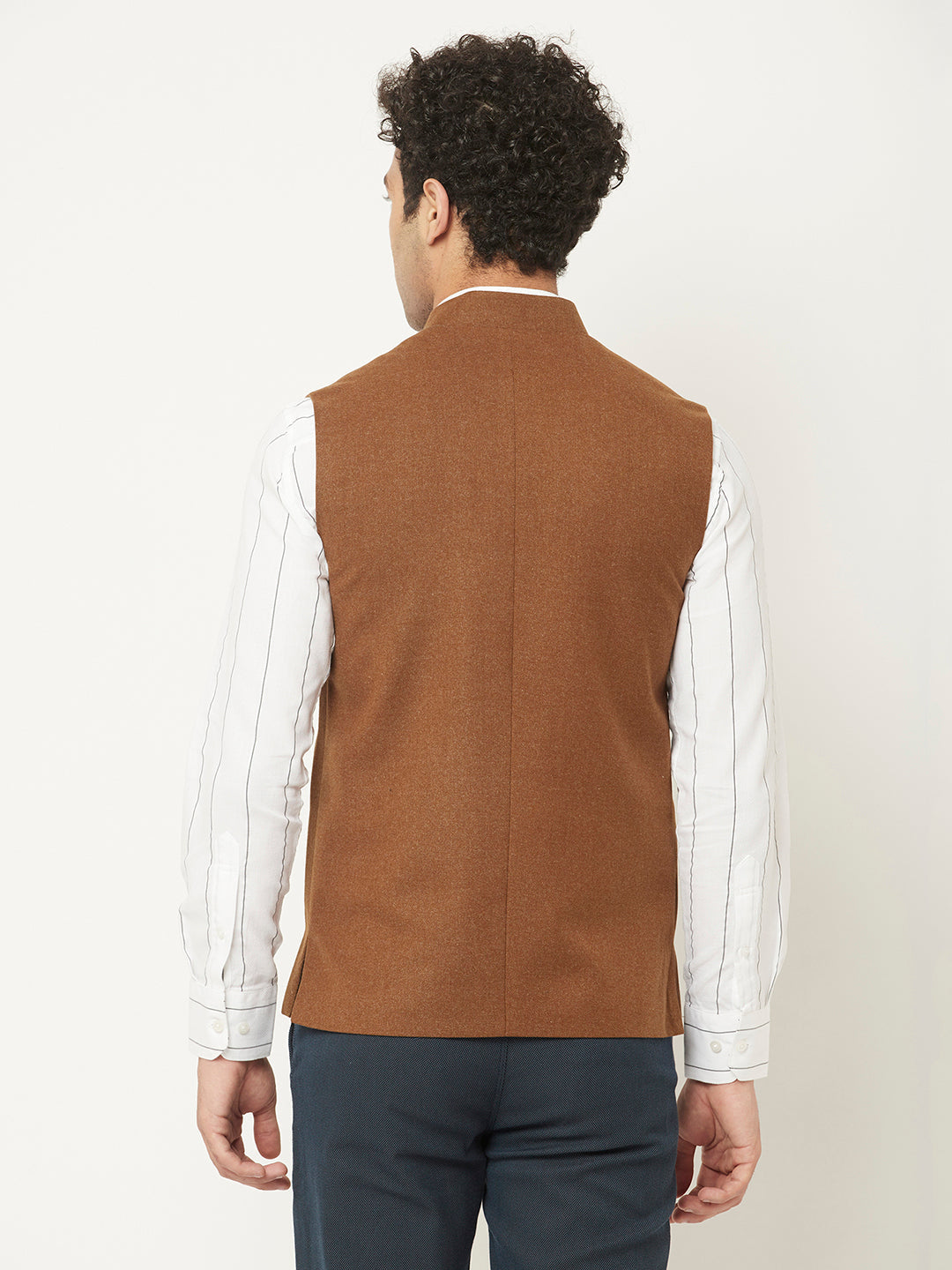  Waistcoat in Brown Tone