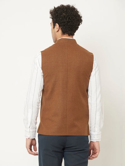  Waistcoat in Brown Tone