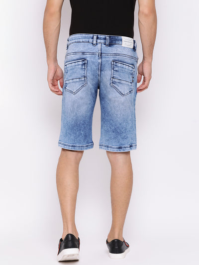 Slim Fit Denim shorts - Men Shorts