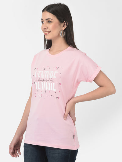 Pink Adventure T-Shirt-Women T-Shirts-Crimsoune Club