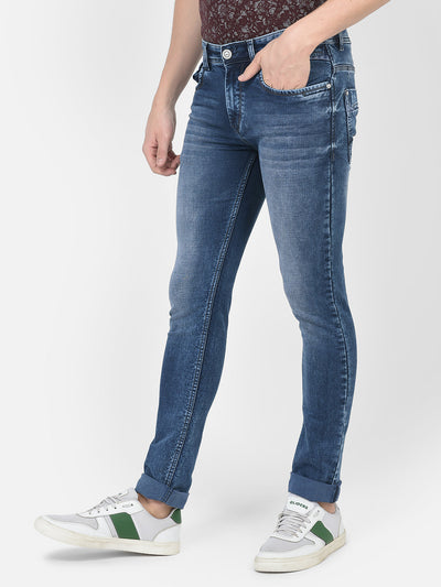  Blue Slim-Fit Denims