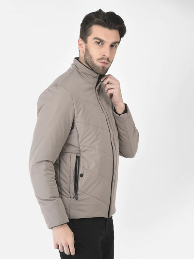  Beige Light-Padded Jacket 