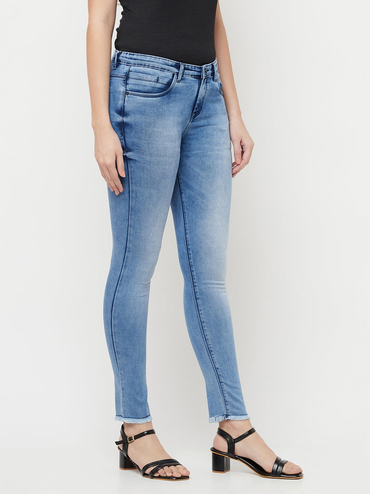Blue Light Wash Jeans - Women Jeans