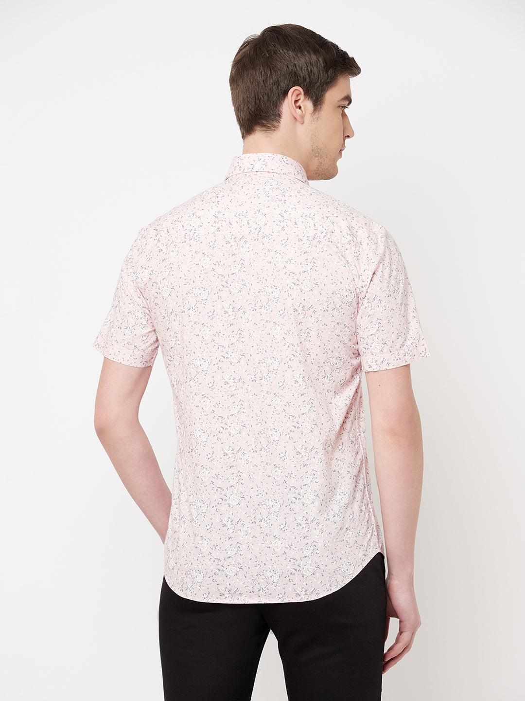 Pink Floral Shirt - Men Shirts