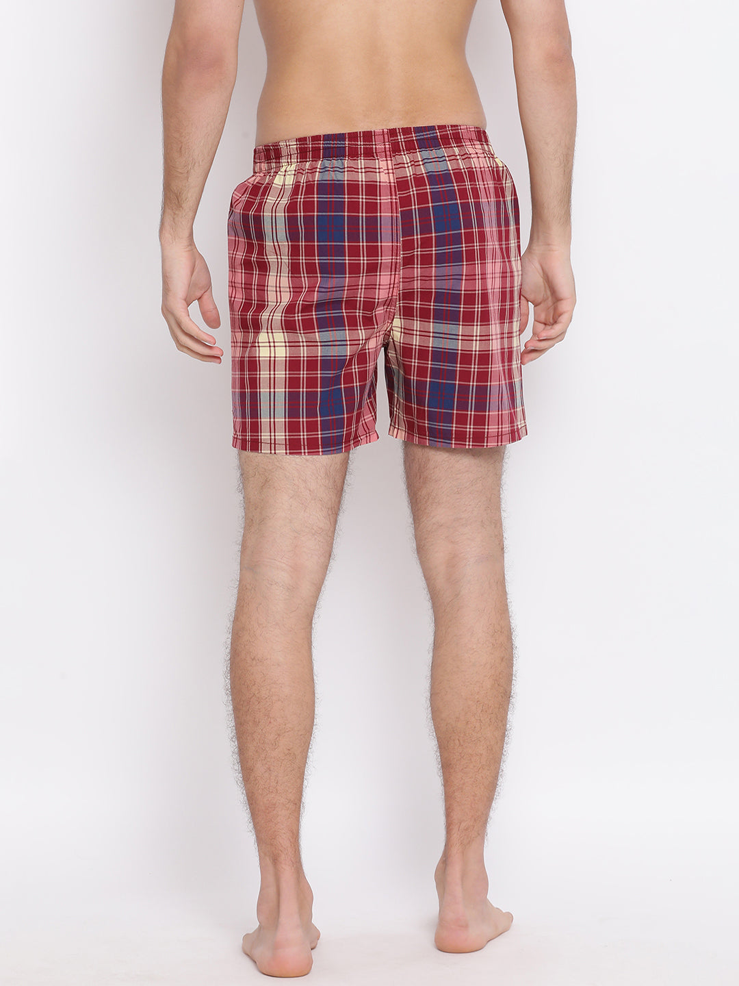 Red Checked boxer - Men Boxers