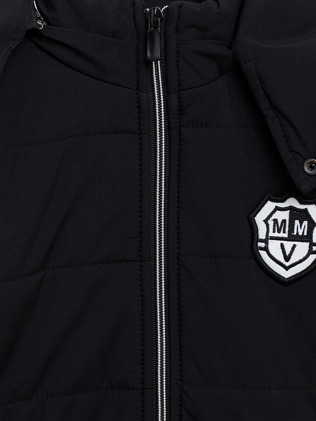 Black Detachable Hood Jacket - Boys Jacket