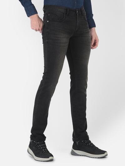 Light Fade Black Jeans - Men Jeans