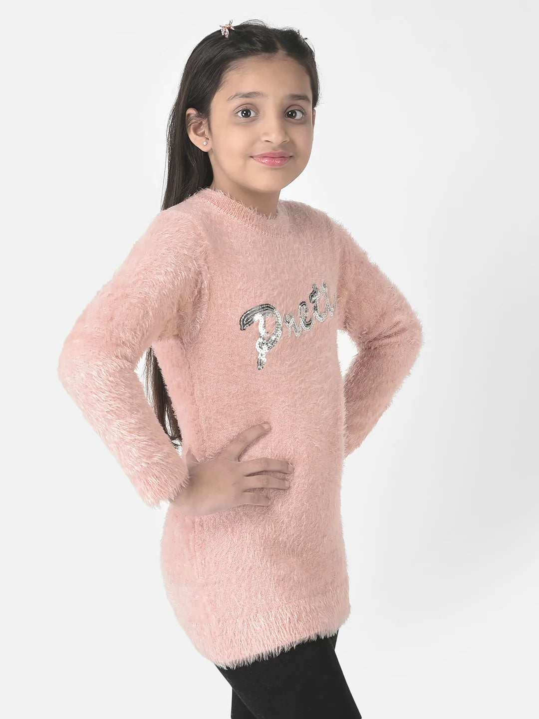 Pink Sweet Sequence Sweater