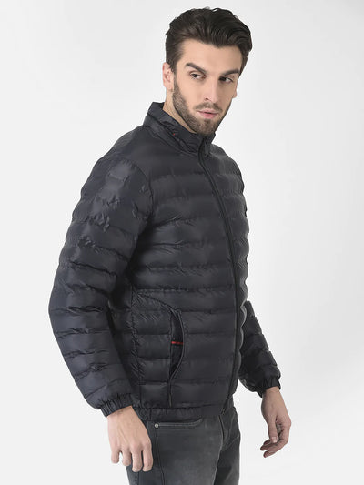  Navy Blue Light Quilted Jacket 