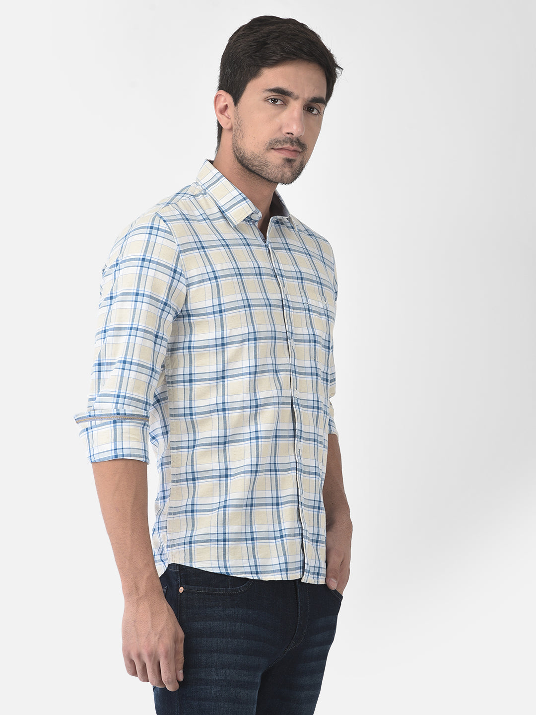 Tartan Checked Shirt - Men Shirts