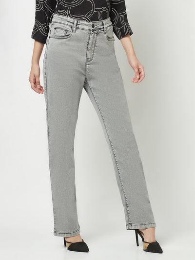 Crimsoune Club Grey Defined-Fit Denim  