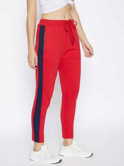 Red Track Pants - Women Track Pants