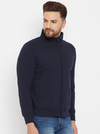 Navy Blue Sweatshirt - Men Sweatshirts