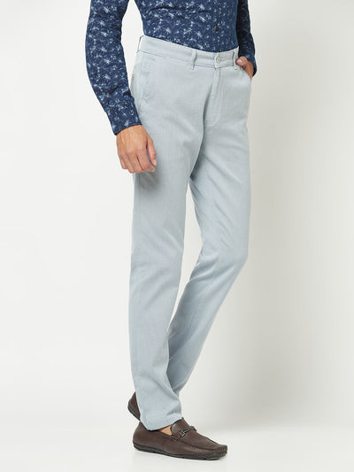  Light Blue Business Trousers