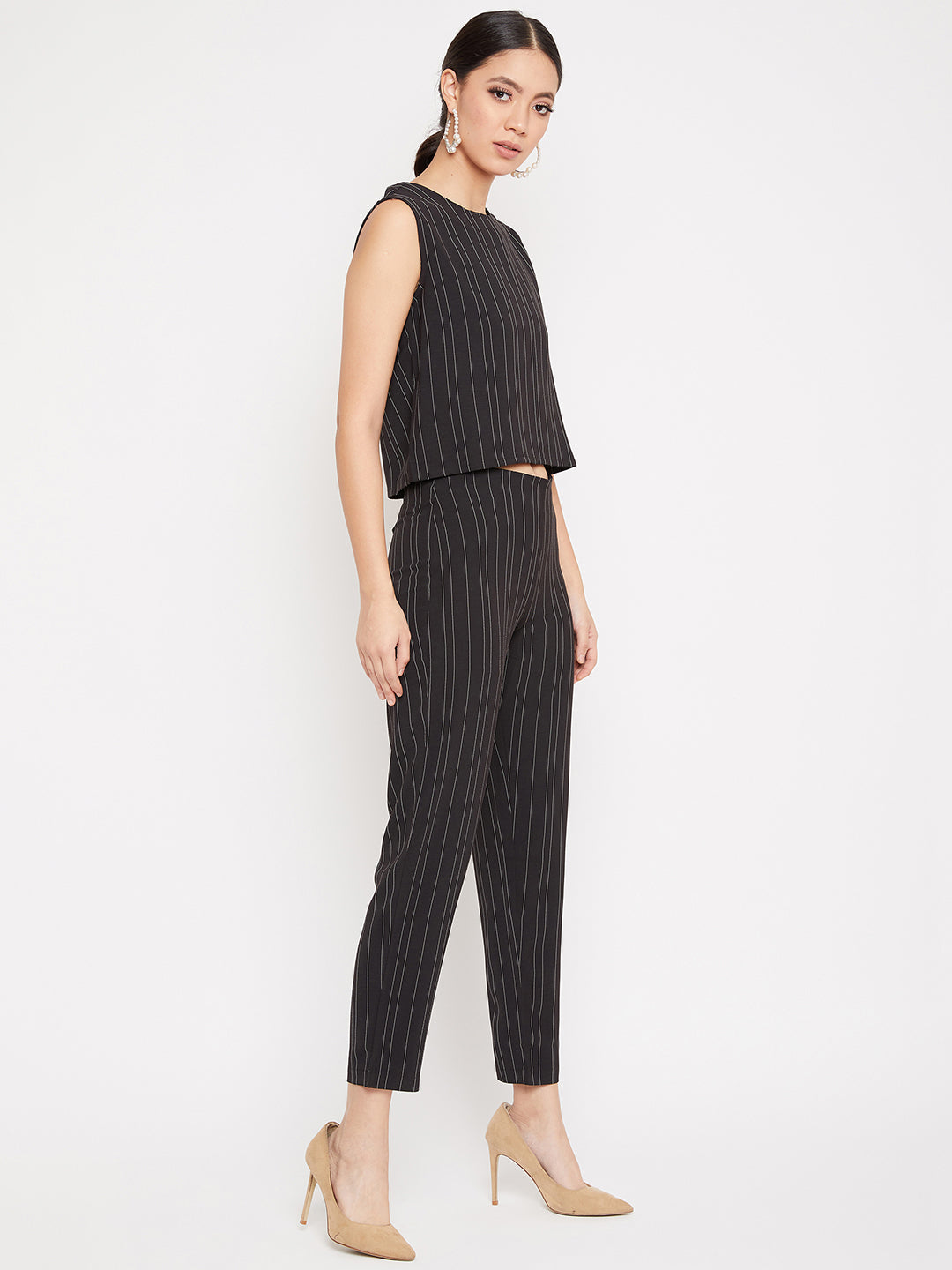 Striped Co-ord Set - Women Co-ord Sets