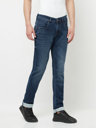 Blue Light Fade Jeans - Men Jeans