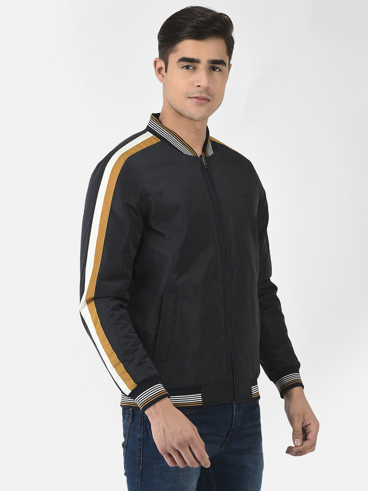 Reversible Jacket in Striped Sleeves