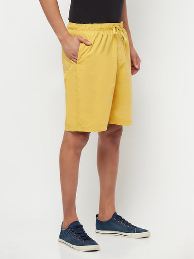 Yellow Lounge Shorts - Men Lounge Shorts