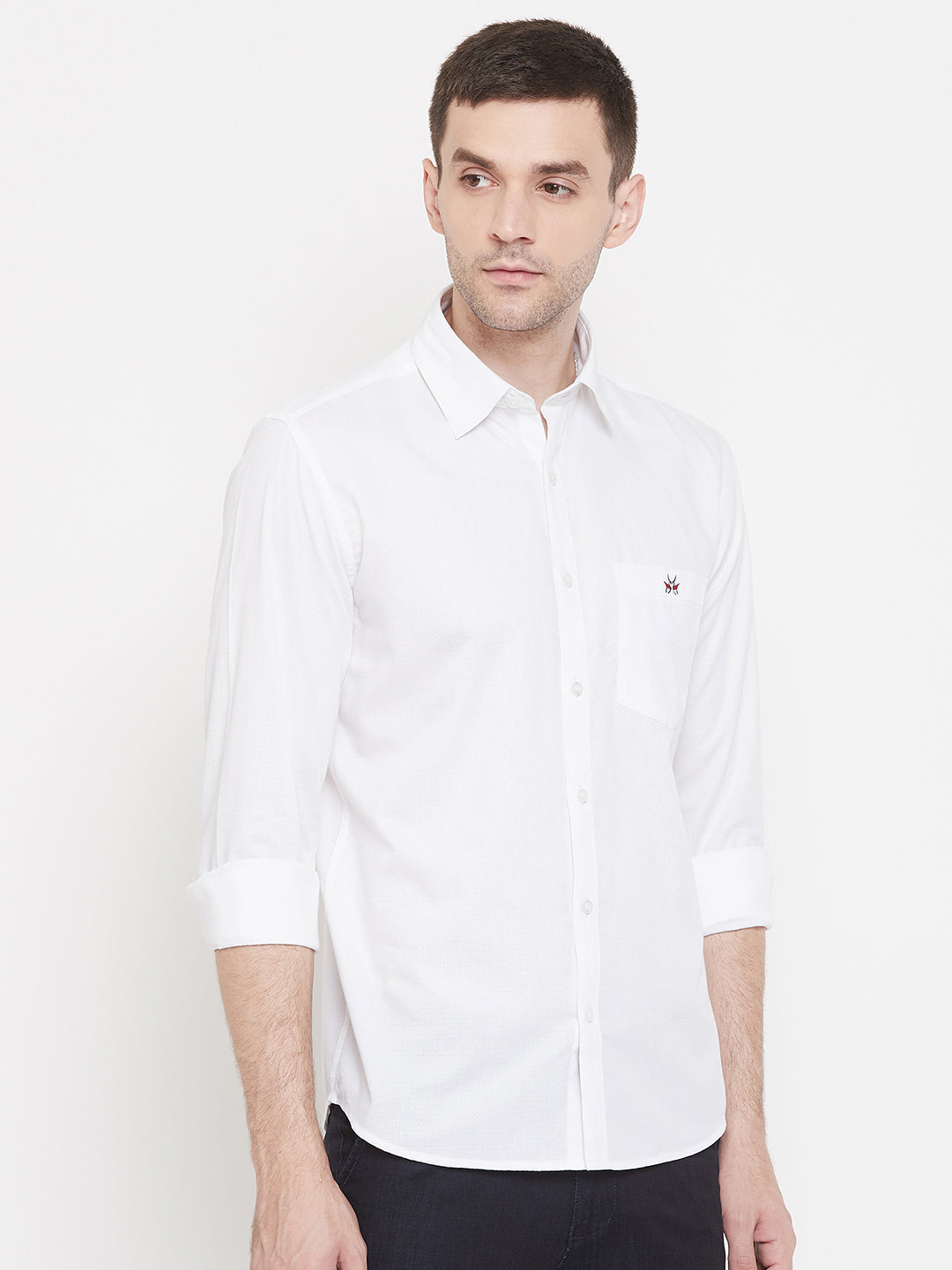 White Slim Fit shirt - Men Shirts