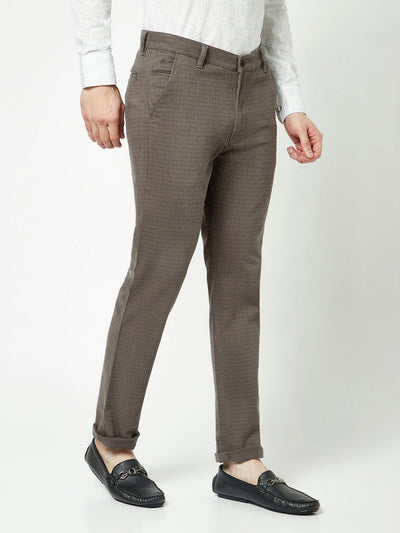  Grey Printed Trousers