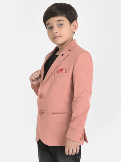 Pink Blazer with 3 Pocket Styling