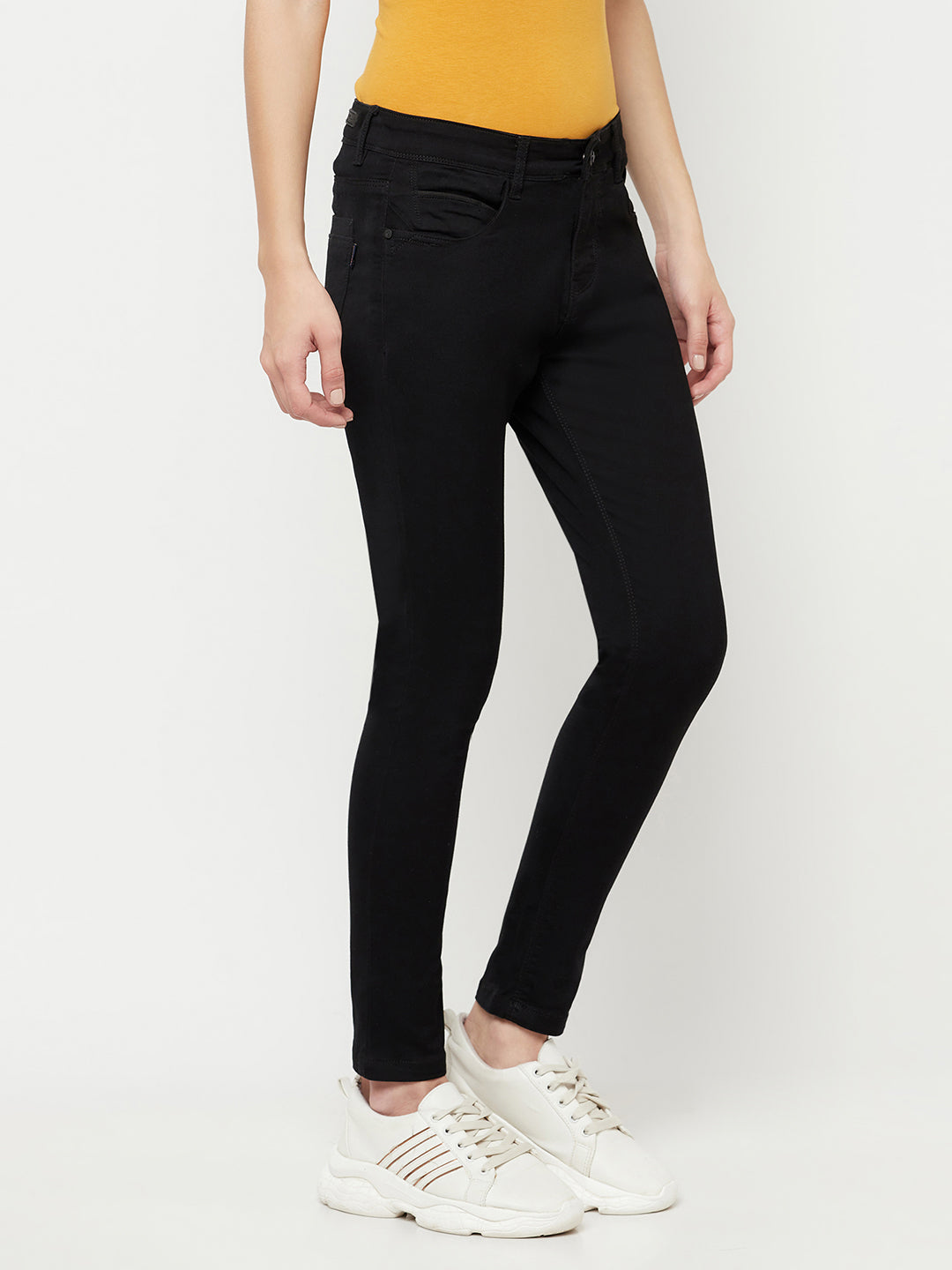 Black Ankle Length Jeans - Women Jeans