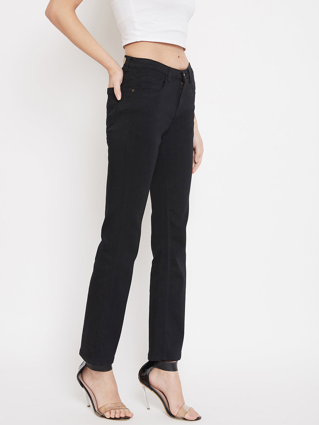 Black Bootcut Jeans - Women Jeans