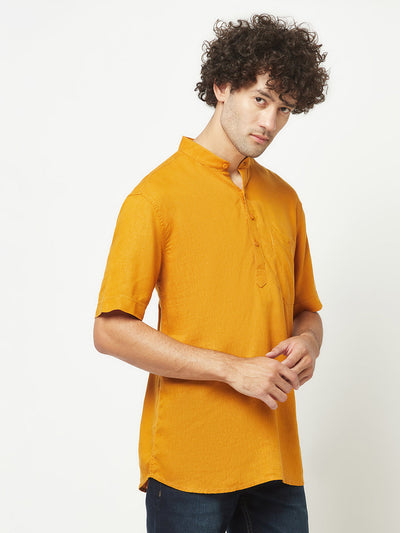  Simplistic Mustard Kurta