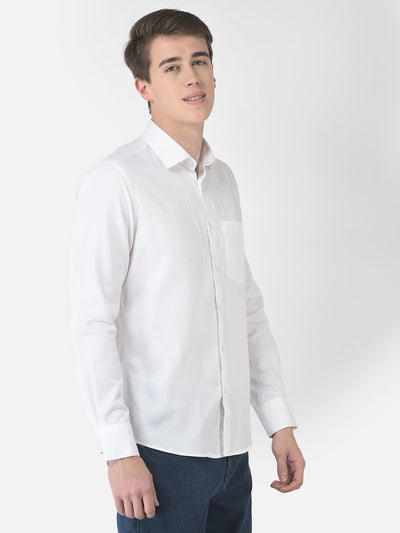  Classic White Button Shirt
