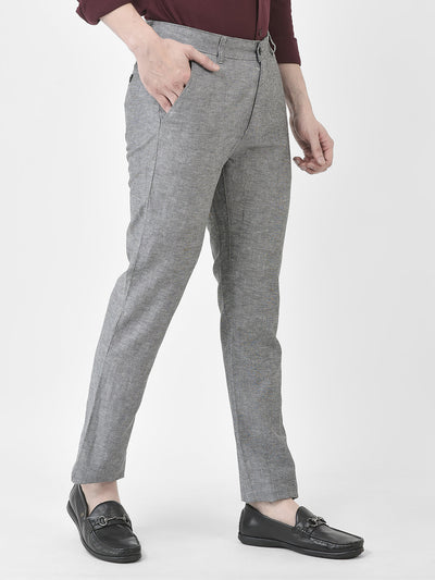  Dark Melange Grey Trousers
